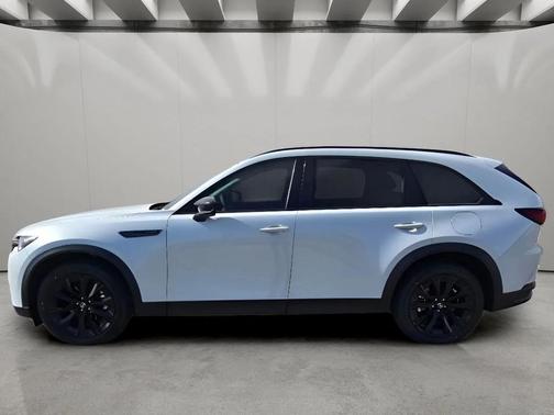 Rhodium White Premium 2025 Mazda CX-90 PHEV Premium Sport