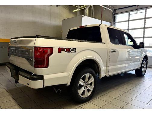 White Platinum Metallic Tri-Coat 2016 Ford F-150 Platinum
