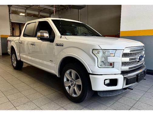 White Platinum Metallic Tri-Coat 2016 Ford F-150 Platinum