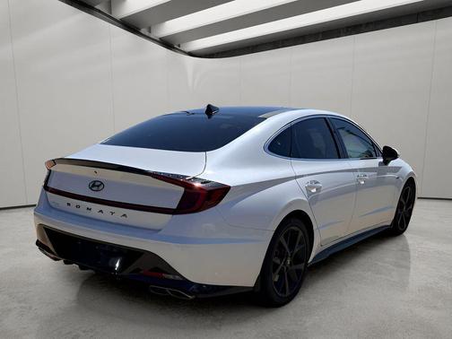 Quartz White 2022 Hyundai SONATA N Line Night Edition