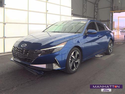 Intense Blue 2023 Hyundai ELANTRA HEV Limited