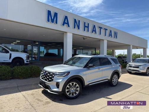 ICONIC SILVER 2025 Ford Explorer Platinum
