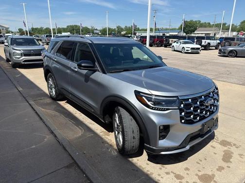ICONIC SILVER 2025 Ford Explorer Platinum