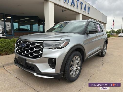 ICONIC SILVER 2025 Ford Explorer Platinum