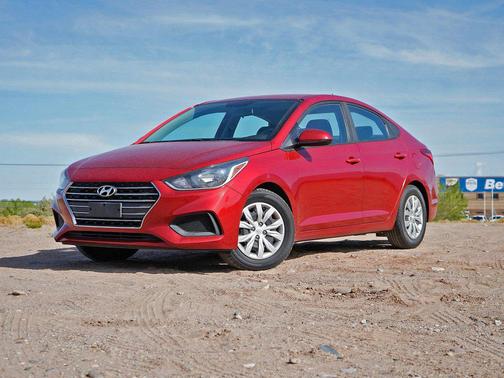 Pomegranate Red 2020 Hyundai Accent SE