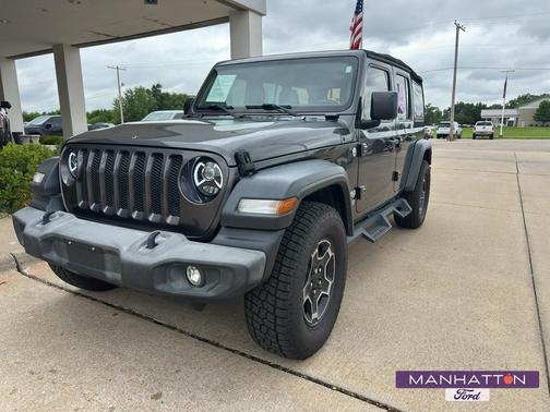 Granite Crystal Metallic Clearcoat 2018 Jeep Wrangler Unlimited Sport