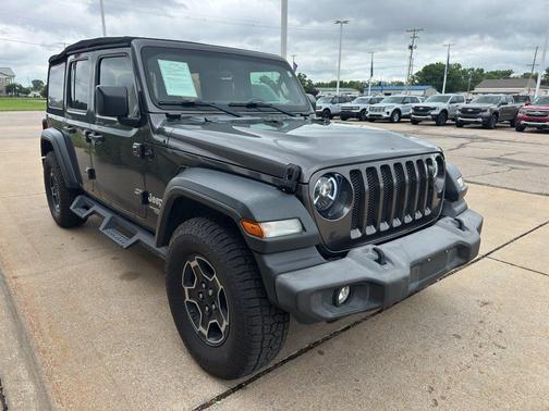 Granite Crystal Metallic Clearcoat 2018 Jeep Wrangler Unlimited Sport