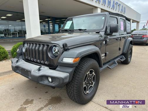 Granite Crystal Metallic Clearcoat 2018 Jeep Wrangler Unlimited Sport