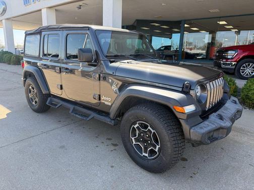 Granite Crystal Metallic Clearcoat 2018 Jeep Wrangler Unlimited Sport