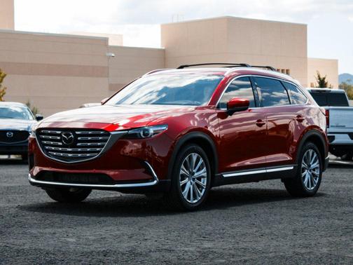 Soul Red Crystal Metallic 2021 Mazda CX-9 Signature