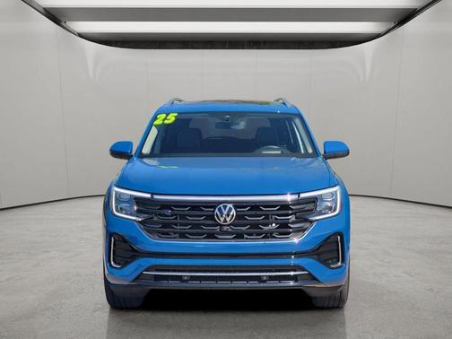 Mountain Lake Blue Metallic 2025 Volkswagen Atlas 2.0T SEL Premium R-Line 4MOTION