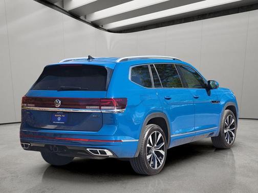 Mountain Lake Blue Metallic 2025 Volkswagen Atlas 2.0T SEL Premium R-Line 4MOTION