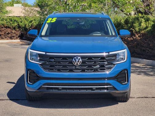 Mountain Lake Blue Metallic 2025 Volkswagen Atlas 2.0T SEL Premium R-Line 4MOTION