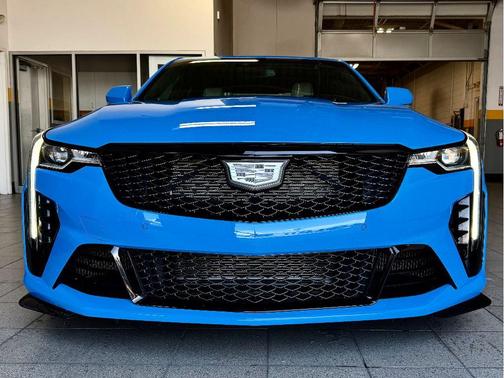 Electric Blue 2022 Cadillac CT4-V V-Series Blackwing