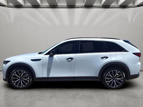 Rhodium White Premium 2025 Mazda CX-70 PHEV Premium Package