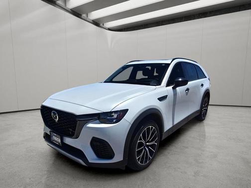 Rhodium White Premium 2025 Mazda CX-70 PHEV Premium Package