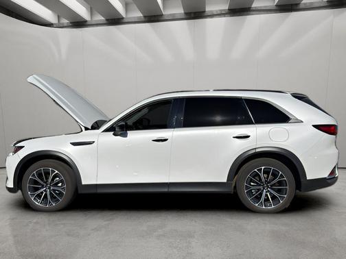 Rhodium White Premium 2025 Mazda CX-70 PHEV Premium Package