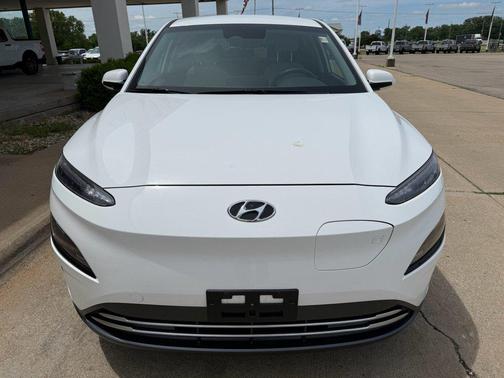 Lunar White 2023 Hyundai KONA EV SE