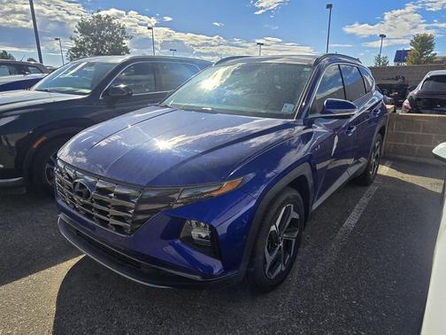 Intense Blue 2022 Hyundai TUCSON Limited