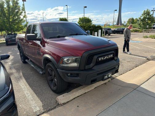 Delmonico Red Pearlcoat 2019 RAM 1500 Classic Warlock Quad Cab 4x4 6'4' Box