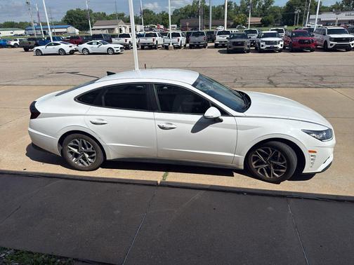 Serenity White 2023 Hyundai SONATA SEL