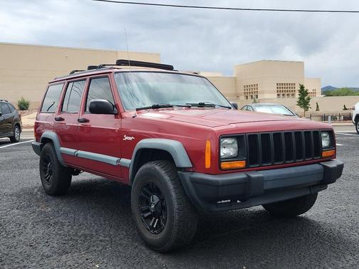 Flame Red Clear Coat 1998 Jeep Cherokee Classic 4WD