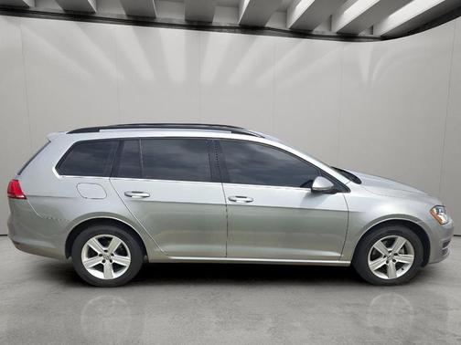 Silver 2015 Volkswagen Golf SportWagen TDI S 4-Door