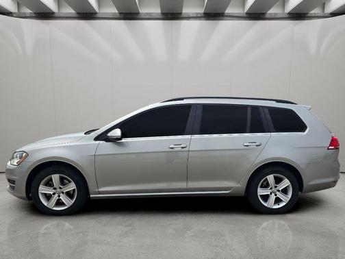 Silver 2015 Volkswagen Golf SportWagen TDI S 4-Door