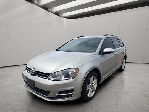 Silver 2015 Volkswagen Golf SportWagen TDI S 4-Door