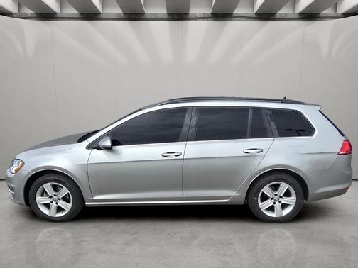 Silver 2015 Volkswagen Golf SportWagen TDI S 4-Door