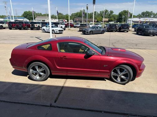 Red 2007 Ford Mustang GT