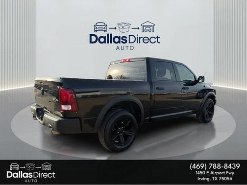 Diamond Black Crystal Pearlcoat 2021 RAM 1500 Classic Warlock Crew Cab 4x4 5'7' Box