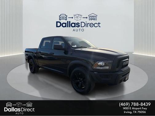 Diamond Black Crystal Pearlcoat 2021 RAM 1500 Classic Warlock Crew Cab 4x4 5'7' Box