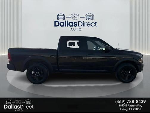 Diamond Black Crystal Pearlcoat 2021 RAM 1500 Classic Warlock Crew Cab 4x4 5'7' Box