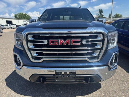 Pacific Blue Metallic 2021 GMC Sierra 1500 SLT