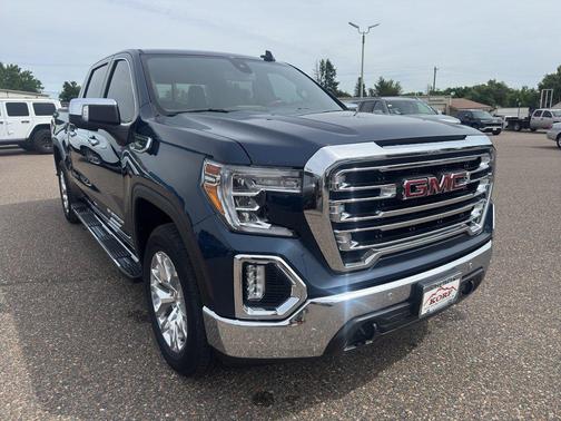 Pacific Blue Metallic 2021 GMC Sierra 1500 SLT