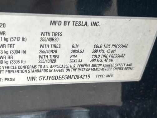 Solid Black 2021 Tesla Model Y Long Range Dual Motor All-Wheel Drive