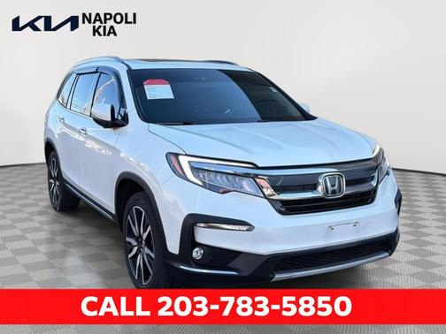 White Diamond Pearl 2019 Honda Pilot Elite