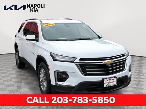 Summit White 2023 Chevrolet Traverse LT Cloth