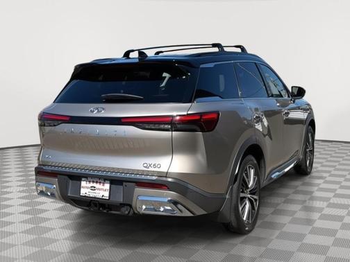 Warm Titanium / Black Obsidian 2022 INFINITI QX60 AUTOGRAPH