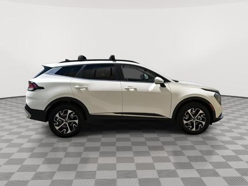 Snow White Pearl 2025 Kia Sportage Hybrid EX