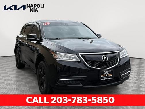 Crystal Black Pearl 2016 Acura MDX 3.5L AcuraWatch Plus Package