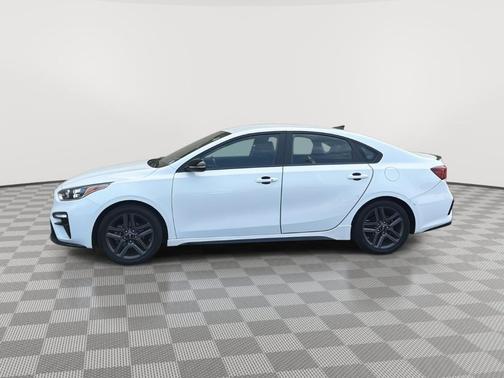 Clear White 2020 Kia Forte GT-Line