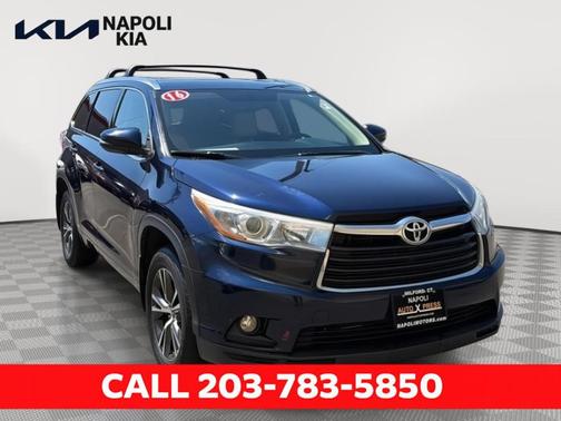 Nautical Blue Metallic 2016 Toyota Highlander XLE