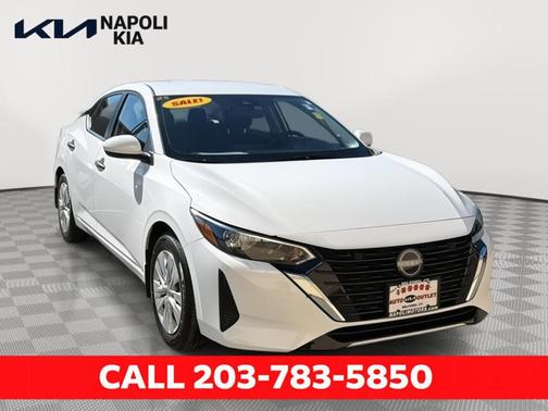 Cloud White 2025 Nissan Sentra S