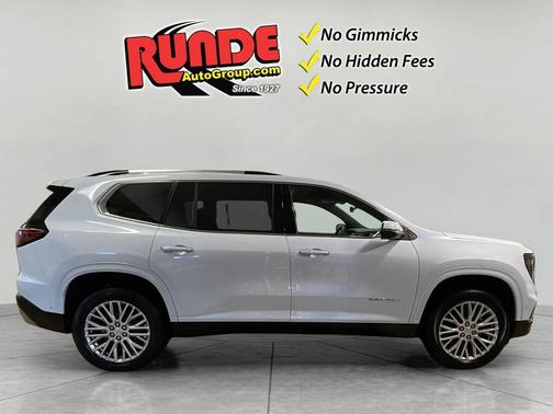 Glacier White 2026 GMC Acadia Denali