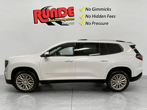 Glacier White 2026 GMC Acadia Denali