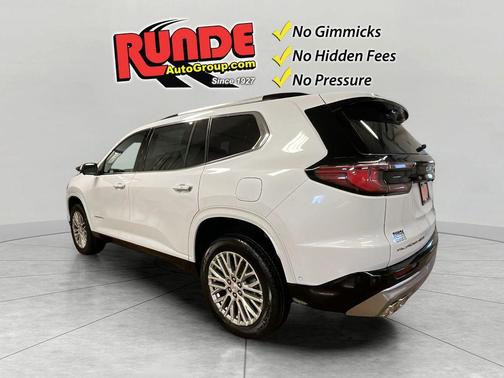 Glacier White 2026 GMC Acadia Denali