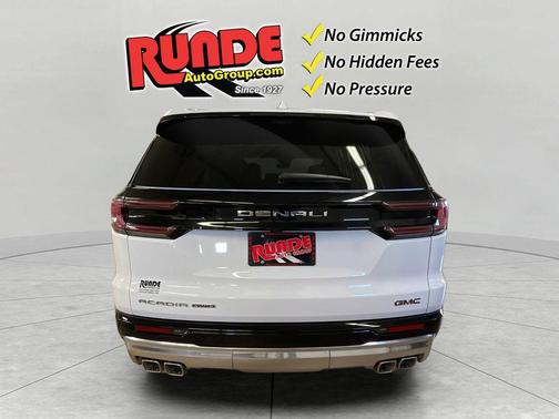 Summit White 2026 GMC Acadia Denali