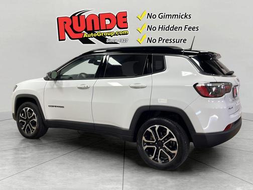 White 2022 Jeep Compass Limited